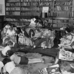 Students in Adelaide Hall library